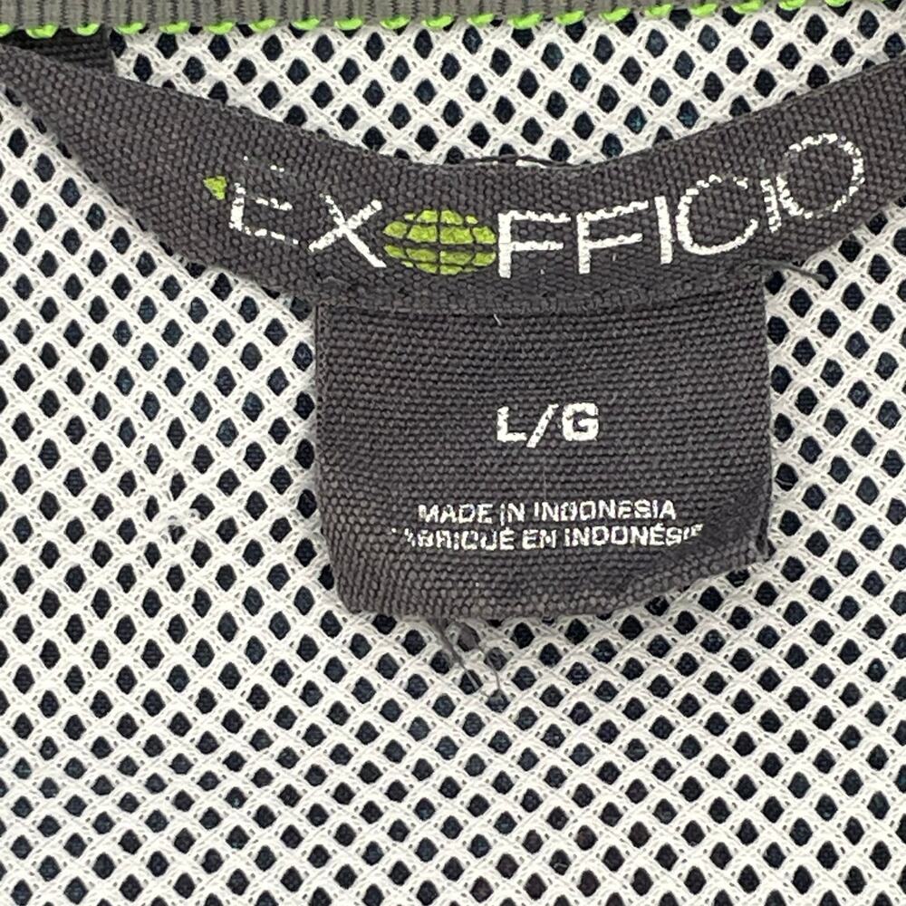 Exofficio Men’s Vented Button Down Shirt, Sz. L Fish Print, Gorpcore Hiking Fish - Picture 3 of 11